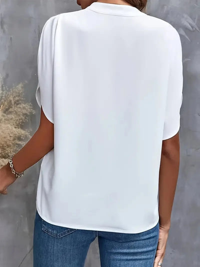 Jennifer – Elegant V-Neck Blouse